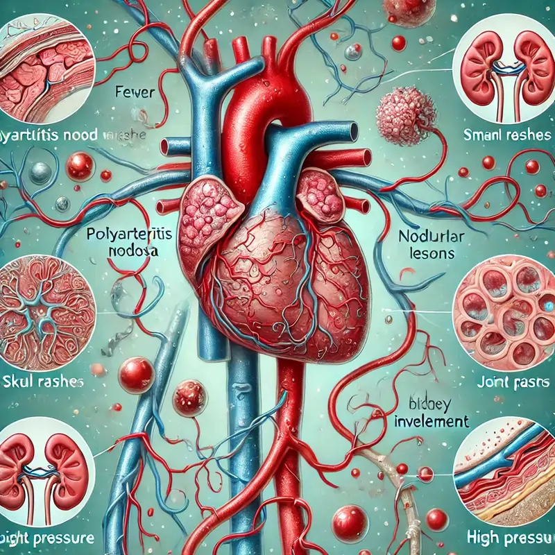irankidlab--A-detailed-medical-illustration-of-Polyarteritis-Nodosa-(PAN)-in-children.-The-image-should-depict-inflamed-small-and-medium-sized-blood-vessels-with.webp